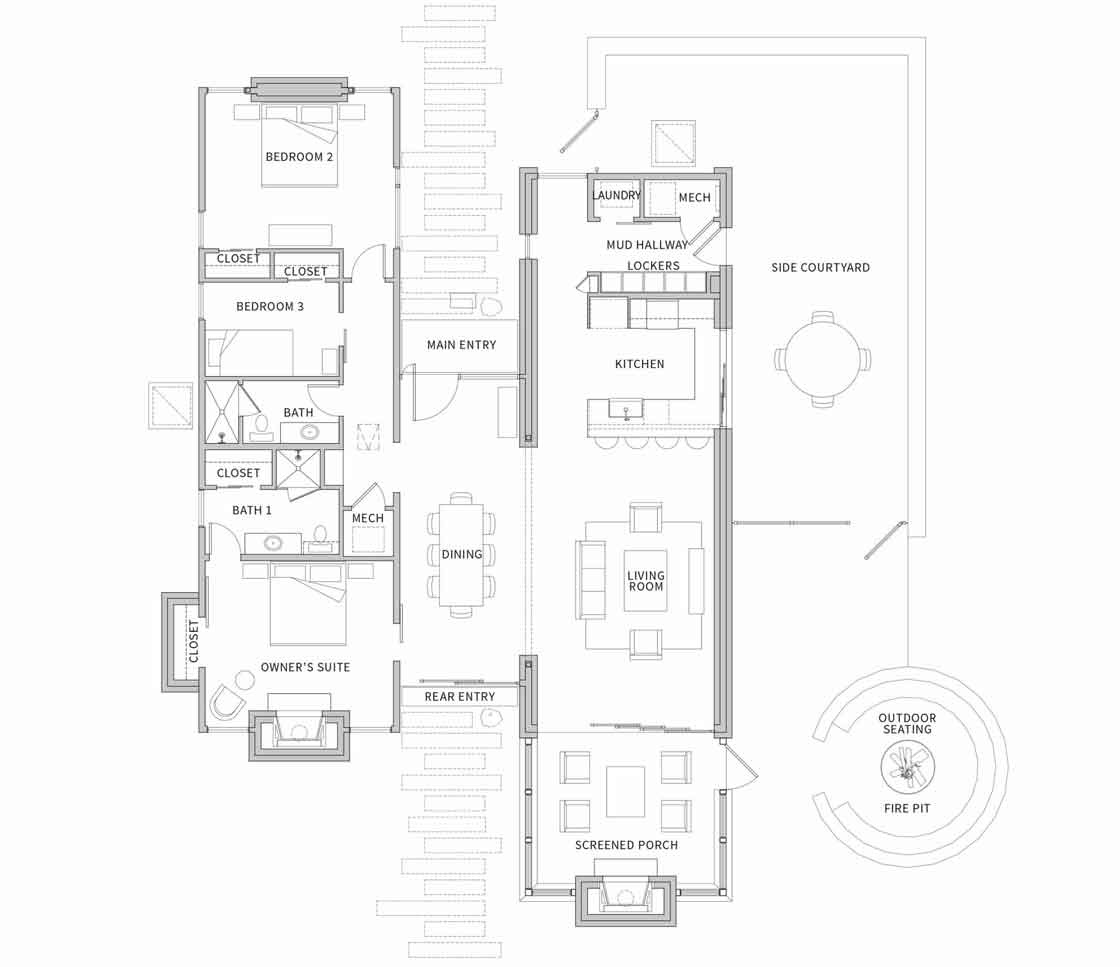 The Brook Floor Plan Residences at Rough Creek Lodge
